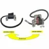 591459 - Bobine Allumage Pour Moteur BRIGGS Et STRATTON (ex 490586 Et 491312) -Tondeuse Et Accessoires Boutique 10403776 1