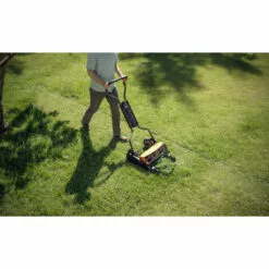 Fiskars Tondeuse à Gazon Manuelle, Tondeuse à Cylindre Avec Système De Coupe Sans Frottement Des Lames, Largeur De Coupe: 46 Cm, Noir/Orange/Argenté, StaySharp Max, 1000591 -Tondeuse Et Accessoires Boutique 10641592 4
