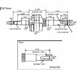797019 - Vilbrequin Pour Moteur Briggs Et Stratton (ex 498566 Et 691452) 5 797019 - Vilbrequin Pour Moteur Briggs Et Stratton (ex 498566 Et 691452) -Tondeuse Et Accessoires Boutique 10813445 2
