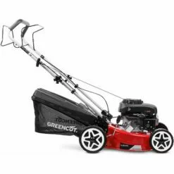 Tondeuse à Gazon à Essence, Moteur 4 Temps 132cc 4.5hp, Largeur De Coupe 41 Cm, Hauteur De Coupe 25-75mm Réglable 7 Positions, Panier 45L, Collecte 2 En 1 - Greencut GLM590X -Tondeuse Et Accessoires Boutique 13057903 3