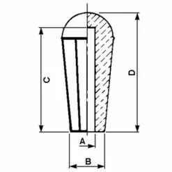 LEM SELECT Pommeau Lisse PVC à Insérer Ø 10 L 68 (Lot De 2) -Tondeuse Et Accessoires Boutique 14032567 2