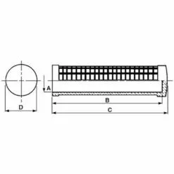 LEM SELECT Poignée PVC Ronde Ø 27 L 123 (Lot De 5) -Tondeuse Et Accessoires Boutique 14032573 2