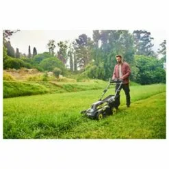 Tondeuse Tractée RYOBI 36V LithiumPlus Brushless - Coupe 51 Cm - 1 Batterie 6.0Ah - 1 Chargeur Rapide RY36LMX51A-160 -Tondeuse Et Accessoires Boutique 17777567 3