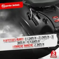 ELEM GARDEN TECHNIC Autoportée Rider 196cc - 61 Cm - ELEM GARDEN -Tondeuse Et Accessoires Boutique 18044554 3