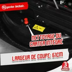 ELEM GARDEN TECHNIC Autoportée Rider 196cc - 61 Cm - ELEM GARDEN -Tondeuse Et Accessoires Boutique 18044554 4