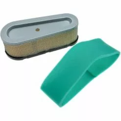 Vhbw Set De Filtres (1x Filtre à Air En Papier, 1x Filtre Mousse) Compatible Avec Briggs & Stratton 28B707-0604-A1 Moteur Pour Tracteur Tondeuse