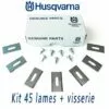 HUSQVARNA GROUP Jeu De 45 Lames Endurantes Tondeuse Robot Husqvarna