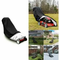 LITZEE Couverture De Tondeuse à Gazon, Imperméable Toile D'ombrage À Toute épreuve Protection UV Toile De Protection Résistant Aux Déchirures 48x18,5x13,5 Pouces 10 LITZEE Couverture De Tondeuse à Gazon, Imperméable Toile D'ombrage À Toute épreuve Protection UV Toile De Protection Résistant Aux Déchirures 48x18,5x13,5 Pouces -Tondeuse Et Accessoires Boutique 26464234 4