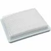 Vhbw Filtre De Rechange En Papier Compatible Avec Briggs & Stratton 111400, 112200, 115400, 117400 Tondeuse à Gazon - 13,2 X 11,5 X 2,1cm, Blanc