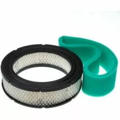 Vhbw Set De Filtres (filtre à Air En Papier, Filtre Mousse) Compatible Avec Briggs & Stratton Vanguard 543477-1110-E1 Moteur Pour Tracteur Tondeuse