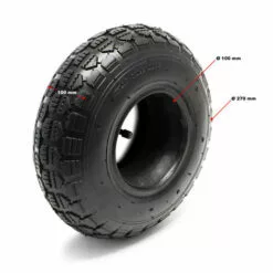 WILTEC Pneu Pour Tracteur à Pelouse 11x4.00-4 4pr Avec Chambre à Air Et Valve Coudée Tondeuse à Gazon -Tondeuse Et Accessoires Boutique 2711406 2