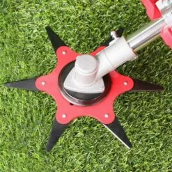 HAPPYSHOPPING Tondeuse Agazon Tete De Lame Asix Feuilles Accessoires De Debroussailleuse Lame En Acier Au Manganese En Alliage Tete De Tondeuse Lame De Coupe A6 Feuilles -Tondeuse Et Accessoires Boutique 28355943 5