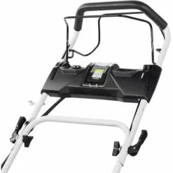 Tondeuse à Gazon Essence 165cc 6cv, Démarrage électrique 4 Temps Automotrice, Lame Acier Double Tranchant 460mm 18", Hauteur De Coupe Réglable Et Panier D'une Capacité De 55L - Greencut GLM770XE -Tondeuse Et Accessoires Boutique 28885723 5