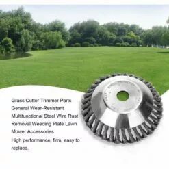 HAPPYSHOPPING Tete De Coupe De Brosse De Tondeuse A Gazon, Dissolvant De Rouille De Fil, Tete D'herbe, Tete De Desherbage, Accessoires De Debroussailleuse De Tondeuse A Gazon, 6 Pouces -Tondeuse Et Accessoires Boutique 29843205 4