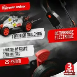 ELEM GARDEN TECHNIC Tondeuse Rechargeable 20V 33 Cm -ElemGardenTechnic -Tondeuse Et Accessoires Boutique 30385510 3