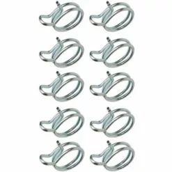 CYCLINGCOLORS 10x Colliers De Durite Clip 5mm X 8mm Tuyau Carburant Essence Tondeuse Tracteur