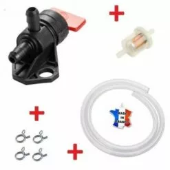 CYCLINGCOLORS Kit Essence Honda GCV 135 160 16950-ZG9-M02 : Robinet + Durite + Filtre + Collier Tondeuse Tracteur