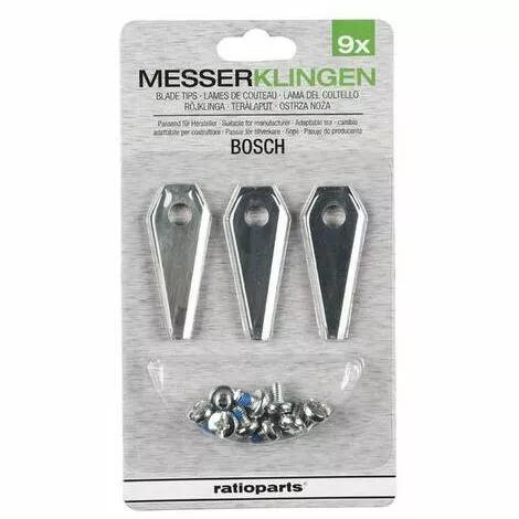 Lames Et Vis Pour Tondeuse Robotisée, 18 Pièces Ratioparts 4 Lames Et Vis Pour Tondeuse Robotisée, 18 Pièces Ratioparts – Image 2