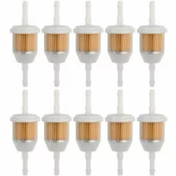 ASUPERMALL 6 Mm X 8 Mm 1/4 '' 5/16 '' Filtre A Gaz En Ligne Pour Tondeuse A Gazon Petit Moteur, 10Pcs