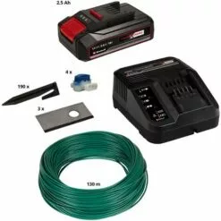 Einhell Kit D'installation 500m² Pour Robot-Tondeuse FREELEXO (Jusqu'à 500m², 3 Lames, 130m Câble Périphérique) Livré Avec Batterie 2,5Ah Et Chargeur -Tondeuse Et Accessoires Boutique 36889421 5