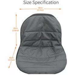 ASUPERMALL Housse De Siege De Tondeuse A Gazon Housse De Siege De Tracteur Heavy Duty Rembourre 600D Oxford Material Gris, Gris -Tondeuse Et Accessoires Boutique 37236067 4