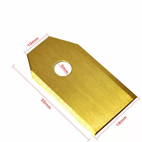 SUN FLOWERIT Lot De 45 Lames En Titane Pour Tondeuse Robot Husqvarna Automower, Gardena, Yardforce (3 G - 0,75 Mm) + 45 Vis 4 SUN FLOWERIT Lot De 45 Lames En Titane Pour Tondeuse Robot Husqvarna Automower, Gardena, Yardforce (3 G - 0,75 Mm) + 45 Vis â Image 2