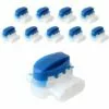 DENUOTOP 10 Pièces Connecteurs Câble, Borne Connecteur Cable, Connecteur Étanche, Connecteur Fil À Sertir À 3 Trous Connecteur De Tondeuse Rempli De Gel, Pour Les Tondeuses À Gazon Robotisées -Tondeuse Et Accessoires Boutique 45300585 1