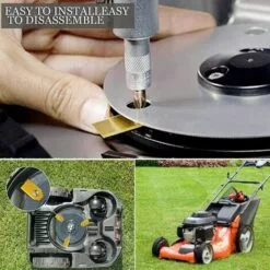 DENUOTOP Lames De Couteau En Titane 30 X Lames De Rechange Robot Tondeuse Pour Tous Les Tondeuses De Jardin Automower Husqvarna Gardena Yard Force Automower Robuste 10 DENUOTOP Lames De Couteau En Titane 30 X Lames De Rechange Robot Tondeuse Pour Tous Les Tondeuses De Jardin Automower Husqvarna Gardena Yard Force Automower Robuste -Tondeuse Et Accessoires Boutique 45307136 4