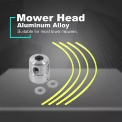 PERLE RARE Tondeuse TêTe Bobine ​Fil Aluminium Fils TêTe, TêTe De DéBroussailleuse Aluminium Avec Fil De Coupe Pour Tondeuses à Essence, Tondeuses à Gazon -Tondeuse Et Accessoires Boutique 45753881 2