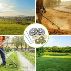 DEVENIRRICHE Debroussailleuse Universelle Kit De Fixation D'écrou Accessoires De Débroussailleuse Pièces De Tondeuse Gazon Accessoire De Rechange 10 Pièces -Tondeuse Et Accessoires Boutique 46888400 4