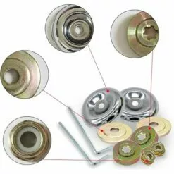 DEVENIRRICHE Debroussailleuse Universelle Kit De Fixation D'écrou Accessoires De Débroussailleuse Pièces De Tondeuse Gazon Accessoire De Rechange 10 Pièces -Tondeuse Et Accessoires Boutique 46888400 5