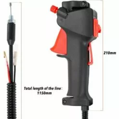 LONGZIMING Pièces De Tondeuse à Gazon Interrupteurs Trimmer Débroussailleuse Poignée Commutateur Poignée D'accélérateur Accessoires De Câble -Tondeuse Et Accessoires Boutique 47155509 2
