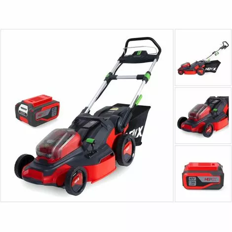 Henx H36GC20 Tondeuse à Gazon 40 V 51 Cm 60 L Brushless + 1x Batterie 7,5 Ah - Sans Chargeur 3 Henx H36GC20 Tondeuse à Gazon 40 V 51 Cm 60 L Brushless + 1x Batterie 7,5 Ah - Sans Chargeur