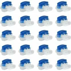 Lot De 20 Connecteurs De Câble Remplis Des Résines Pour Robot Tondeuse Betterlife，Original Connecteurs 314 Pour Robot Tondeuse（bleu）