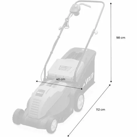 VOLTR – Tondeuse à Gazon électrique 1500W – Récupérateur D’herbe 50L. Diamètre De Coupe 36cm. Compacte Et Maniable - Gris 7 VOLTR – Tondeuse à Gazon électrique 1500W – Récupérateur D’herbe 50L. Diamètre De Coupe 36cm. Compacte Et Maniable - Gris – Image 5