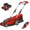 Einhell Tondeuse à Gazon Sans Fil GE-CM 36/37 Li + Cisaille à Gazon Sans Fil GE-CG 18/1 Li Power X-Change (18 V, Largeur De Coupe 37 Cm) Livré Avec 2 Batteries 3,0 Ah Et 2 Chargeurs) 2 Einhell Tondeuse à Gazon Sans Fil GE-CM 36/37 Li + Cisaille à Gazon Sans Fil GE-CG 18/1 Li Power X-Change (18 V, Largeur De Coupe 37 Cm) Livré Avec 2 Batteries 3,0 Ah Et 2 Chargeurs) -Tondeuse Et Accessoires Boutique 51134338 1