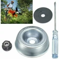 TINOR Kit D'adaptateur De Lame De Machine De Jardinage De Tondeuse à Gazon Pour Débroussailleuse De Coupe-Bordure STIHL -Tondeuse Et Accessoires Boutique 51178172 5