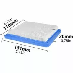 TINOR Filtre Air Pour Tondeuse Poussée Remplacement Gamme Accessoires Filtre Papier Ensemble Non Authentique Bleu Filtre Air Tracteur Pour Tondeuses à Gazon Et Tracteurs (2 Pièces) 8 TINOR Filtre Air Pour Tondeuse Poussée Remplacement Gamme Accessoires Filtre Papier Ensemble Non Authentique Bleu Filtre Air Tracteur Pour Tondeuses à Gazon Et Tracteurs (2 Pièces) -Tondeuse Et Accessoires Boutique 51178280 2