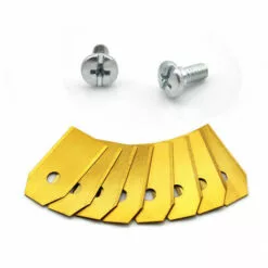 ZHUOXUAN Lames De Rechange En Titane Pour Tous Les Tondeuses De Jardin Automower Husqvarna/Gardena/Yard Force/Automower, Robuste (3.1 G / 0.75 Mm) Avec Vis -Tondeuse Et Accessoires Boutique 51447822 3