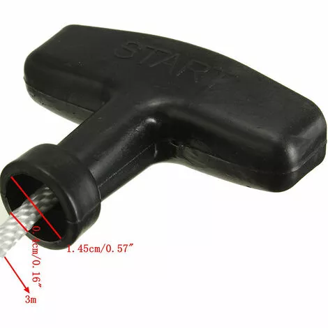 LITZEE Cordon De Traction Pour Tondeuse à Gazon, 6 Pcs Cordes De Démarrage De 1.5m Rechange Accessoires De Tondeuse Corde De Démarrage à Rappel Avec Poignée Pour Tondeuse à Gazon Tronçonneuse à Chaîne 5 LITZEE Cordon De Traction Pour Tondeuse à Gazon, 6 Pcs Cordes De Démarrage De 1.5m Rechange Accessoires De Tondeuse Corde De Démarrage à Rappel Avec Poignée Pour Tondeuse à Gazon Tronçonneuse à Chaîne – Image 3