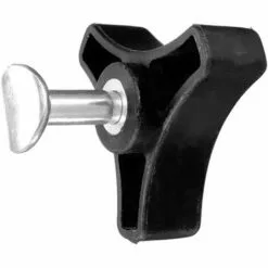 LITZEE Tondeuse à Vis Nut Triple Angle Poignée Bouton écrou Boulon Outils De Matériel De Pièces De Rechange En Plastique Tête En Forme D'étoile Poignée De Serrage Bouton Filetage Femelle Vis De Pouce Noir -Tondeuse Et Accessoires Boutique 51553798 3