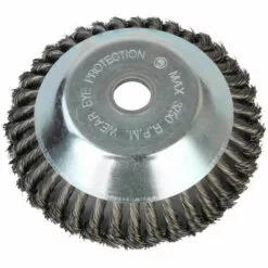 LIFCAUSAL Tête De Coupe Débroussailleuse Tête De Tondeuse à Gazon D'extérieur Tête De Rasoir En Fil D'acier Accessoires De Tête De Coupe Outil De Mangeur D'herbe Remplacement Extra Résistant Pour Meuleuses D'angle De Peinture Antirouille