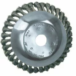 LIFCAUSAL Tête De Coupe Débroussailleuse Tête De Tondeuse à Gazon D'extérieur Tête De Rasoir En Fil D'acier Accessoires De Tête De Coupe Outil De Mangeur D'herbe Remplacement Extra Résistant Pour Meuleuses D'angle De Peinture Antirouille