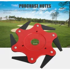 LIFCAUSAL Tête De Coupe Débroussailleuse Tête De Tondeuse à Gazon Extérieure 65Mn Acier Tête De Coupe-herbe Outil De Désherbage Extra Heavy Duty Remplacement Pour Coupe-bordures -Tondeuse Et Accessoires Boutique 52587639 5