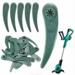 DONTODENT Lot De 25 Lames En Plastique Pour Tondeuse à Gazon, Agriculture, Foresterie, Jardinage, Accessoire De Rechange Pour Tondeuse à Gazon -dent Plate