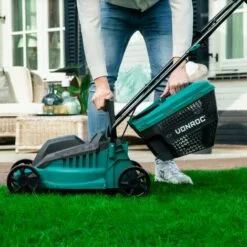 VONROC Set Tondeuse à Gazon 1300W Largeur De Coupe 32cm – Débroussailleuse 300W Diamètre De Coupe Ø230mm -Tondeuse Et Accessoires Boutique 53098360 3