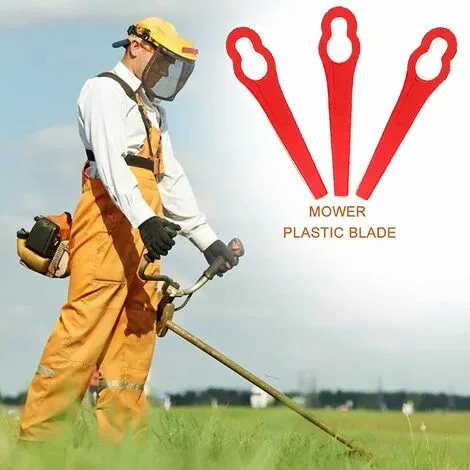 HKLFFJA 100 Pièces Jardin Pelouse Tondeuse Plastique Accessoires De Tondeuse à Gazon Lames En Plastique Couteau De Rechange En Plastique Pour FRT18A FRT18A1 ART46155 FRT20A1 Accessoires 4 HKLFFJA 100 Pièces Jardin Pelouse Tondeuse Plastique Accessoires De Tondeuse à Gazon Lames En Plastique Couteau De Rechange En Plastique Pour FRT18A FRT18A1 ART46155 FRT20A1 Accessoires – Image 2