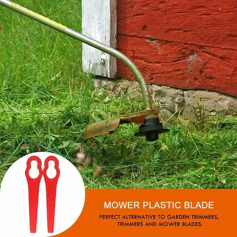 HKLFFJA 100 Pièces Jardin Pelouse Tondeuse Plastique Accessoires De Tondeuse à Gazon Lames En Plastique Couteau De Rechange En Plastique Pour FRT18A FRT18A1 ART46155 FRT20A1 Accessoires 5 HKLFFJA 100 Pièces Jardin Pelouse Tondeuse Plastique Accessoires De Tondeuse à Gazon Lames En Plastique Couteau De Rechange En Plastique Pour FRT18A FRT18A1 ART46155 FRT20A1 Accessoires – Image 3