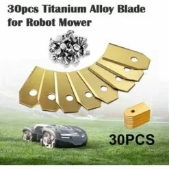 VERSAILLESFR Lame Robot Tondeuse , 30 Lames De Rechange Universelles Couteau De Rechange Adapté à Toutes Les Tondeuses à Gazon Robotiques Husqvarna Automower, Gardena, Yardforce 35*18*0.6mm,Versailles 10 VERSAILLESFR Lame Robot Tondeuse , 30 Lames De Rechange Universelles Couteau De Rechange Adapté à Toutes Les Tondeuses à Gazon Robotiques Husqvarna Automower, Gardena, Yardforce 35*18*0.6mm,Versailles -Tondeuse Et Accessoires Boutique 54038317 4