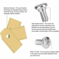 MODOU Couteau Lame Titane 30pièces, Lame Robot Tondeuse à Gazon Avec Vis, Convient Aux Lames Tondeuse Robot De Différentes Marques Et Modèles, Pièces Et Accessoires Tondeuses à Gazon. -Tondeuse Et Accessoires Boutique 54333194 3